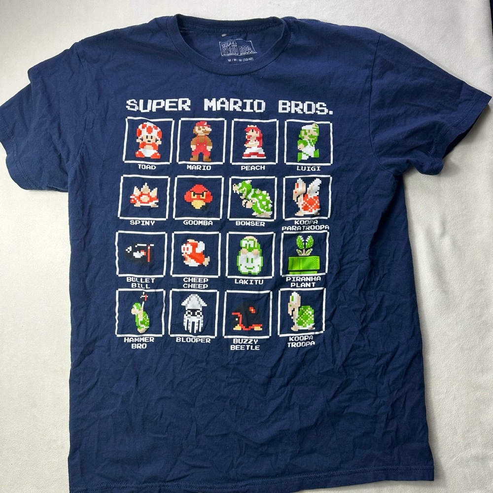 Nintendo Super Mario Bros. Navy Tee